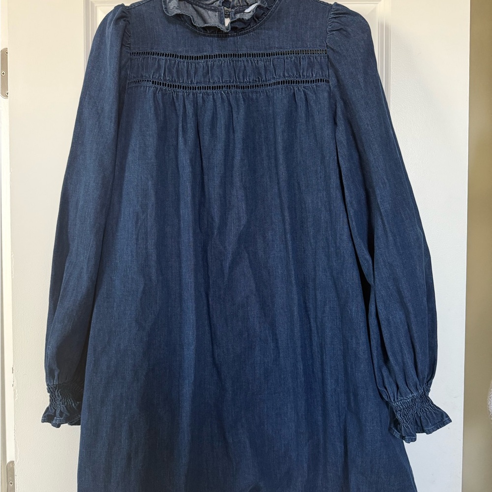 & Other Stories Denim Blue Mini Dress